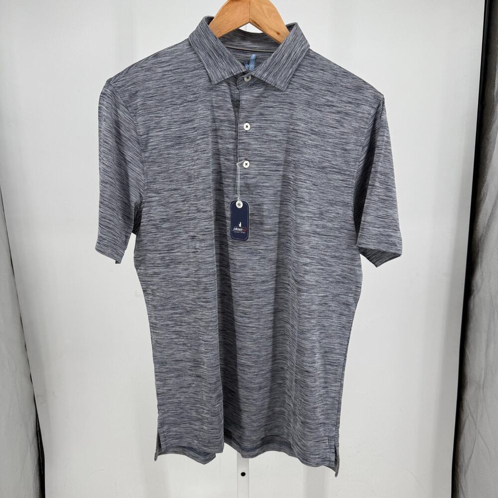 Johnnie-O Performance Featherweight Huronn Polo Shirt Mens S Midnight Navy Golf